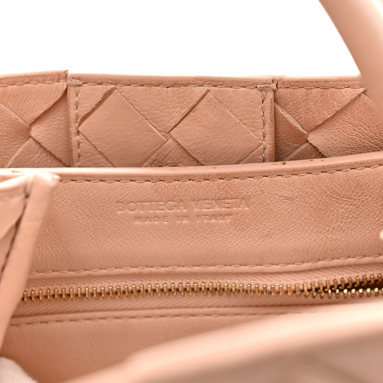 Bottega Veneta Nappa Intrecciato Small Andiamo Shoulder Bag Lotus 13 of 18