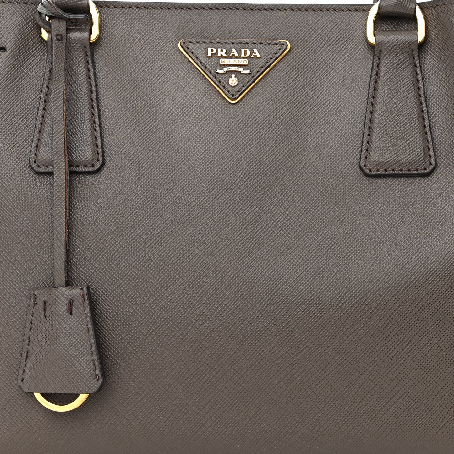 Saffiano Medium Galleria Double Zip Tote Argilla