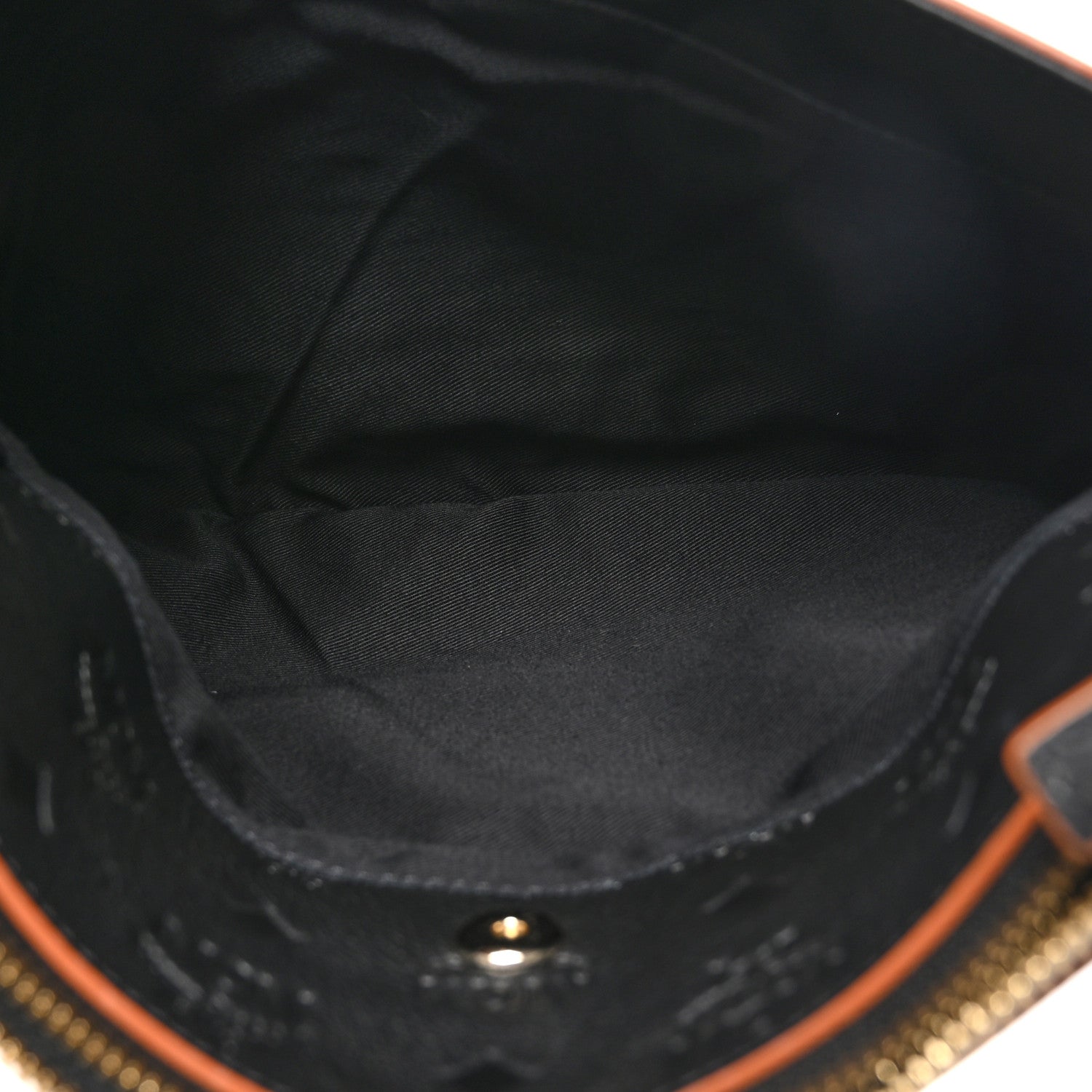MCM Calfskin Monogram Klara Crossbody Pouch Black 6 of 11