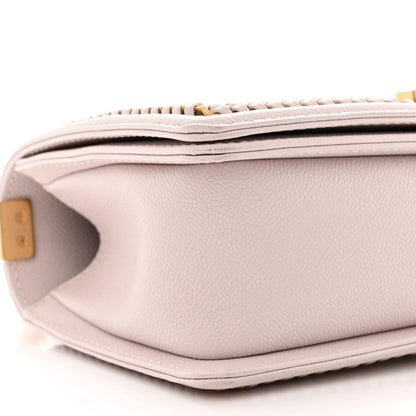 Chanel Caviar Quilted Chain Around Medium Boy Flap Light Purple 10 of 13