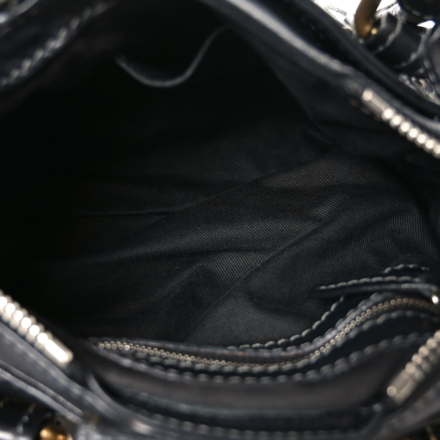 Calfskin Small Paddington Black