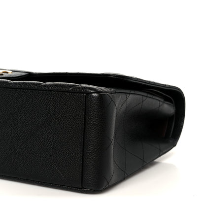 Chanel Caviar Quilted Maxi Double Flap Black 11 of 13