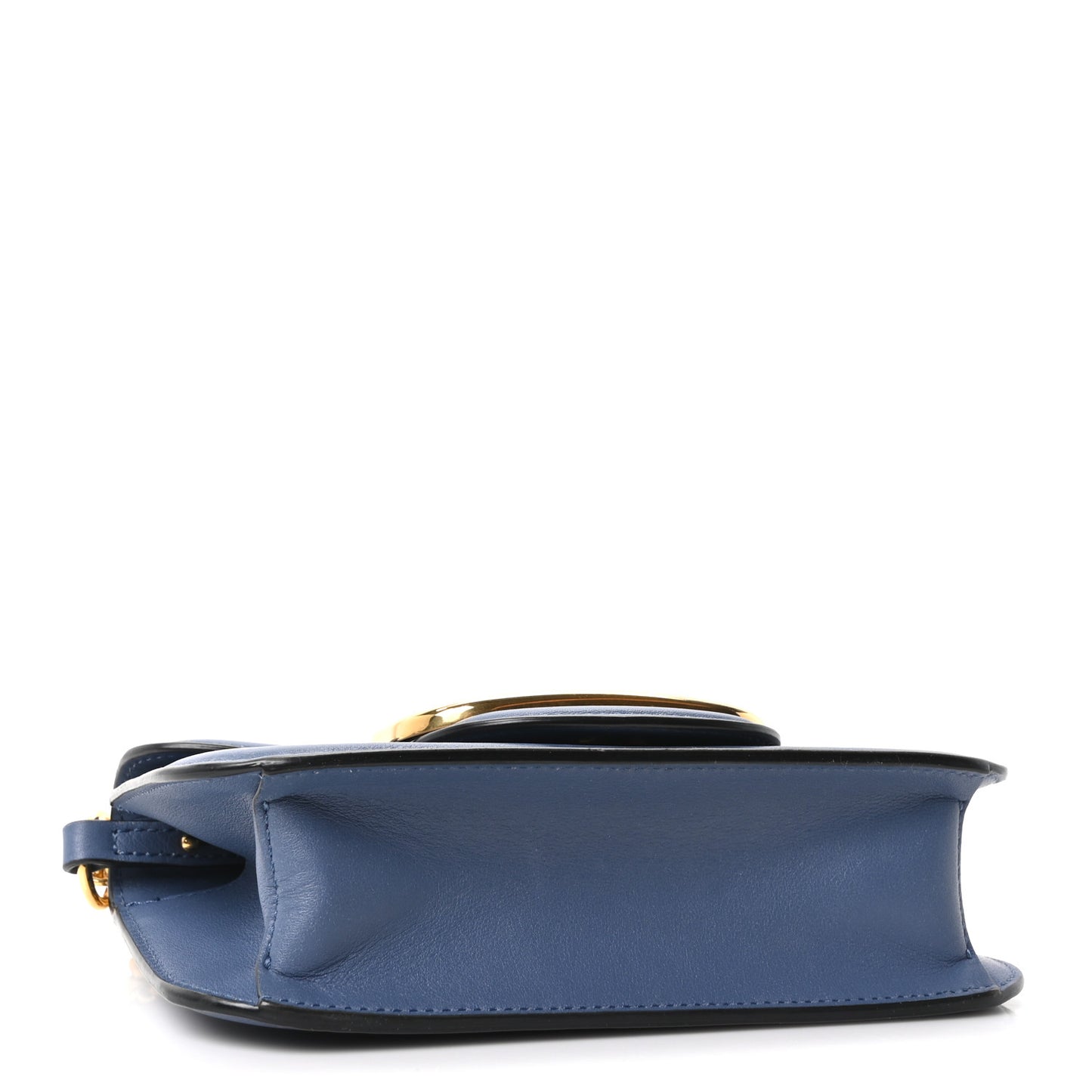 Calfskin Vlogo Small Loco Shoulder Bag Blue