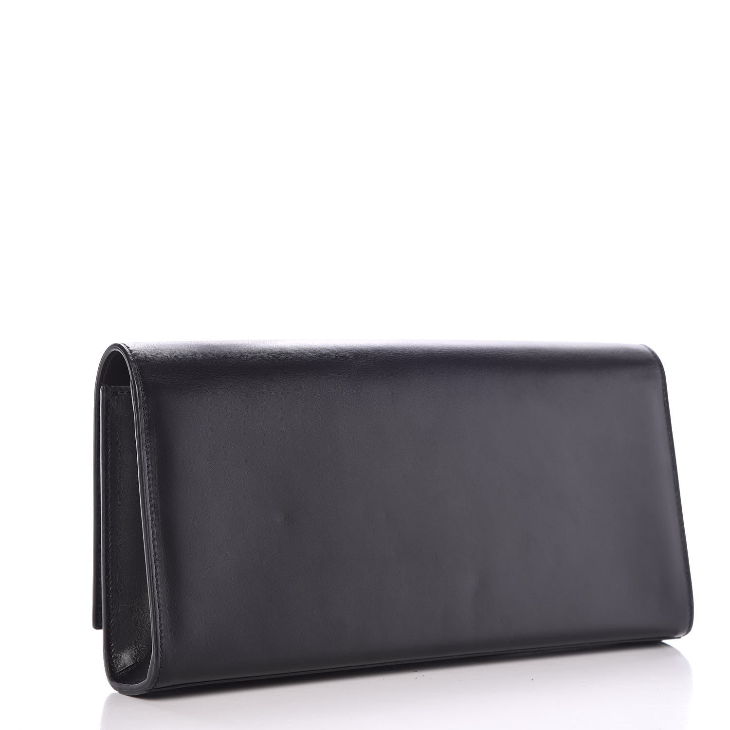 Saint Laurent Calfskin Classic Monogram Cassandre Clutch Black 3 of 7