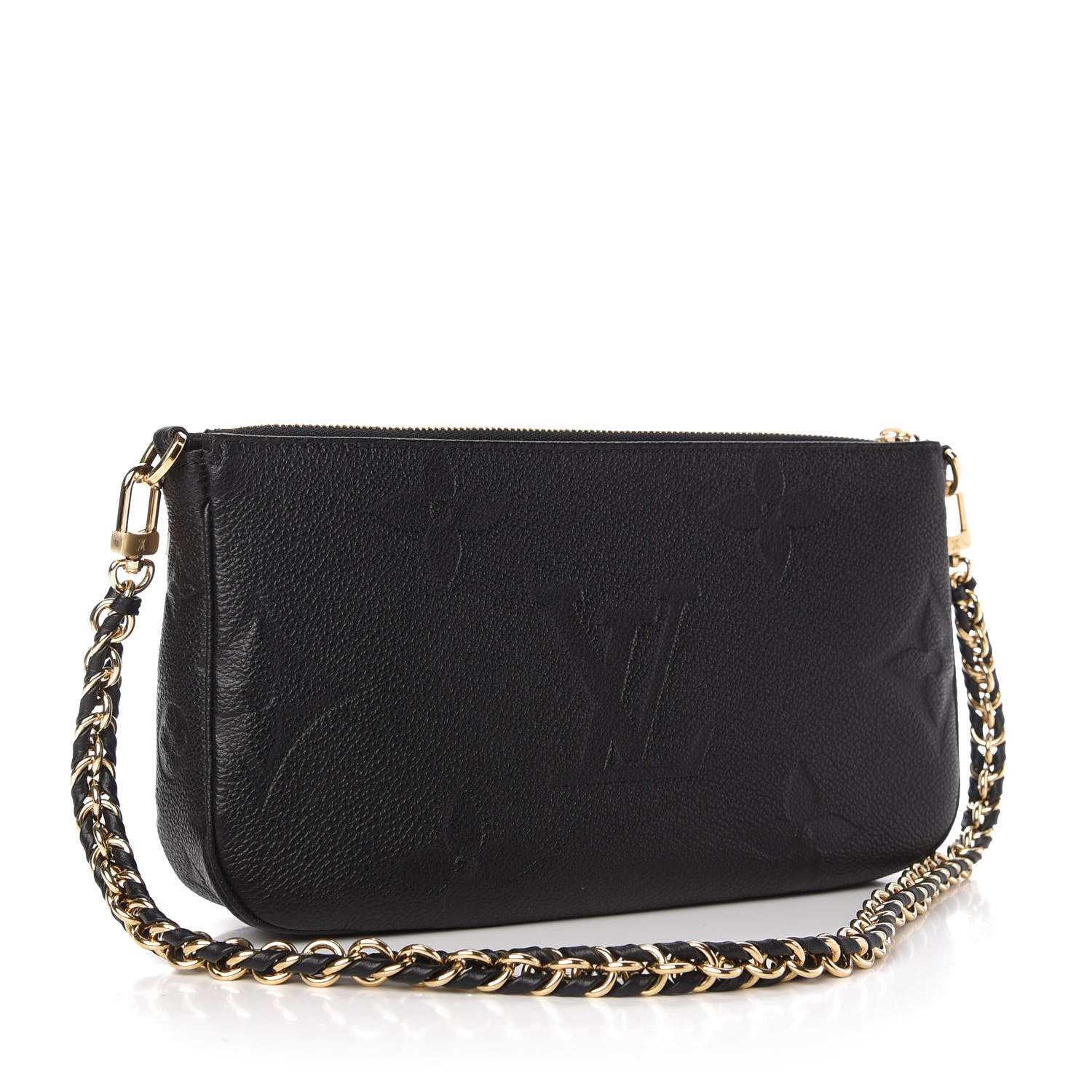 Louis Vuitton Empreinte Monogram Giant Multi Pochette Accessories Large Pochette Black 3 of 9