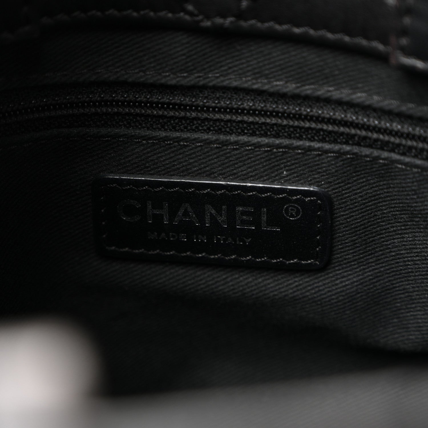 Chanel Calfskin CC Pocket Tote Black 6 of 12
