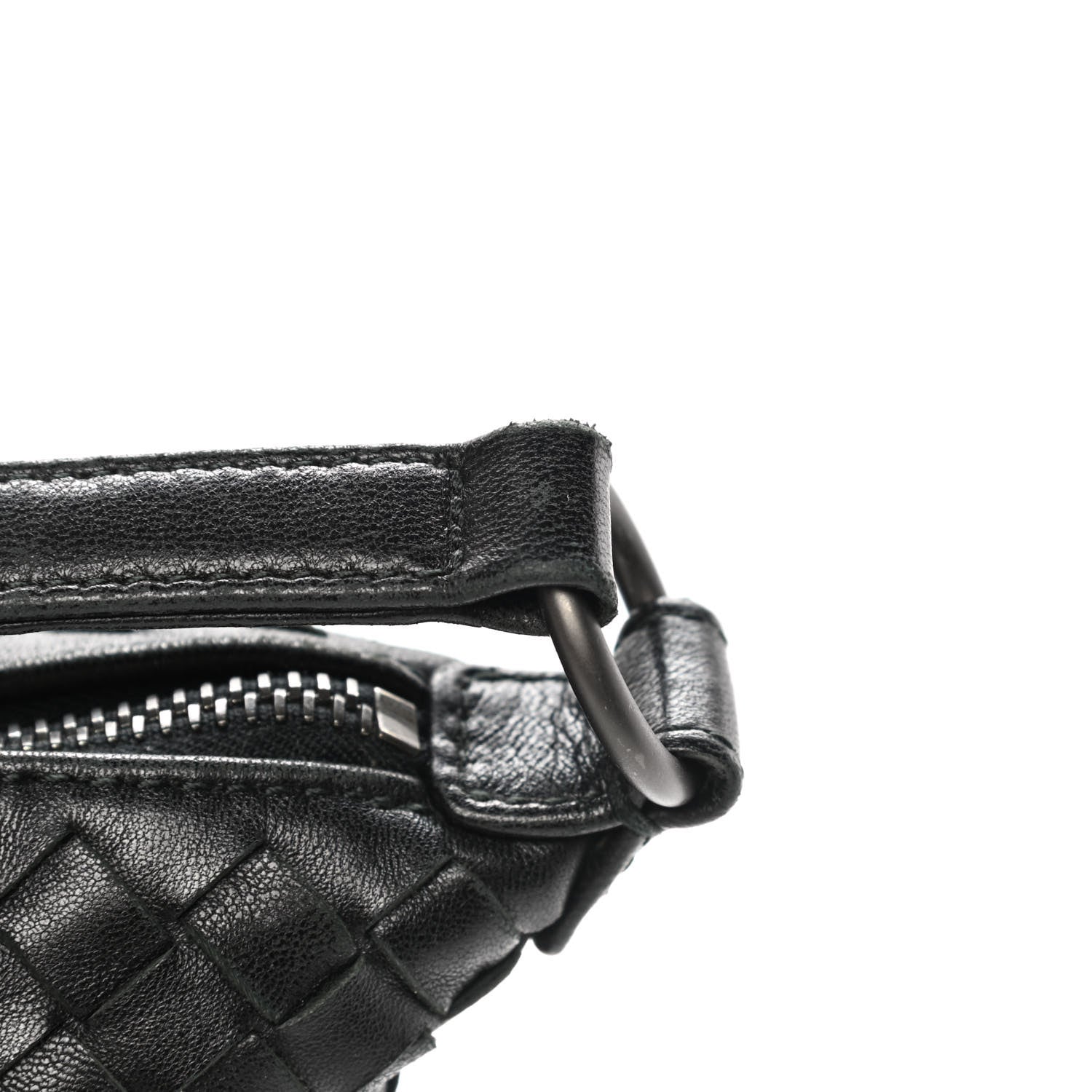 Bottega Veneta Nappa Intrecciato Small Shoulder Bag Black 11 of 12