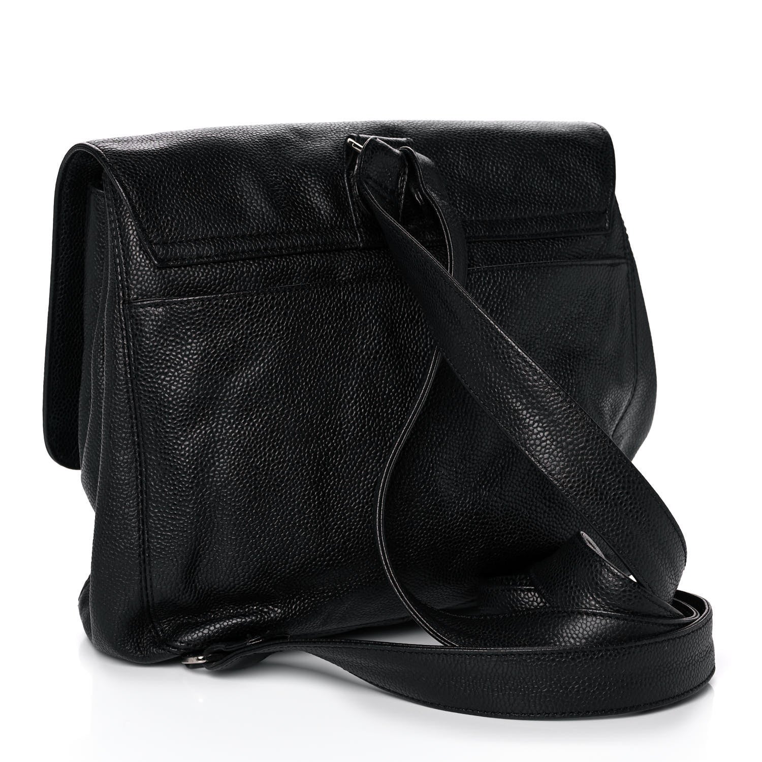 Chanel Caviar CC Backpack Black 2 of 9