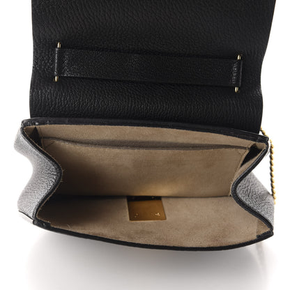 Chloe Grained Lambskin Mini Drew Shoulder Bag Black 5 of 10