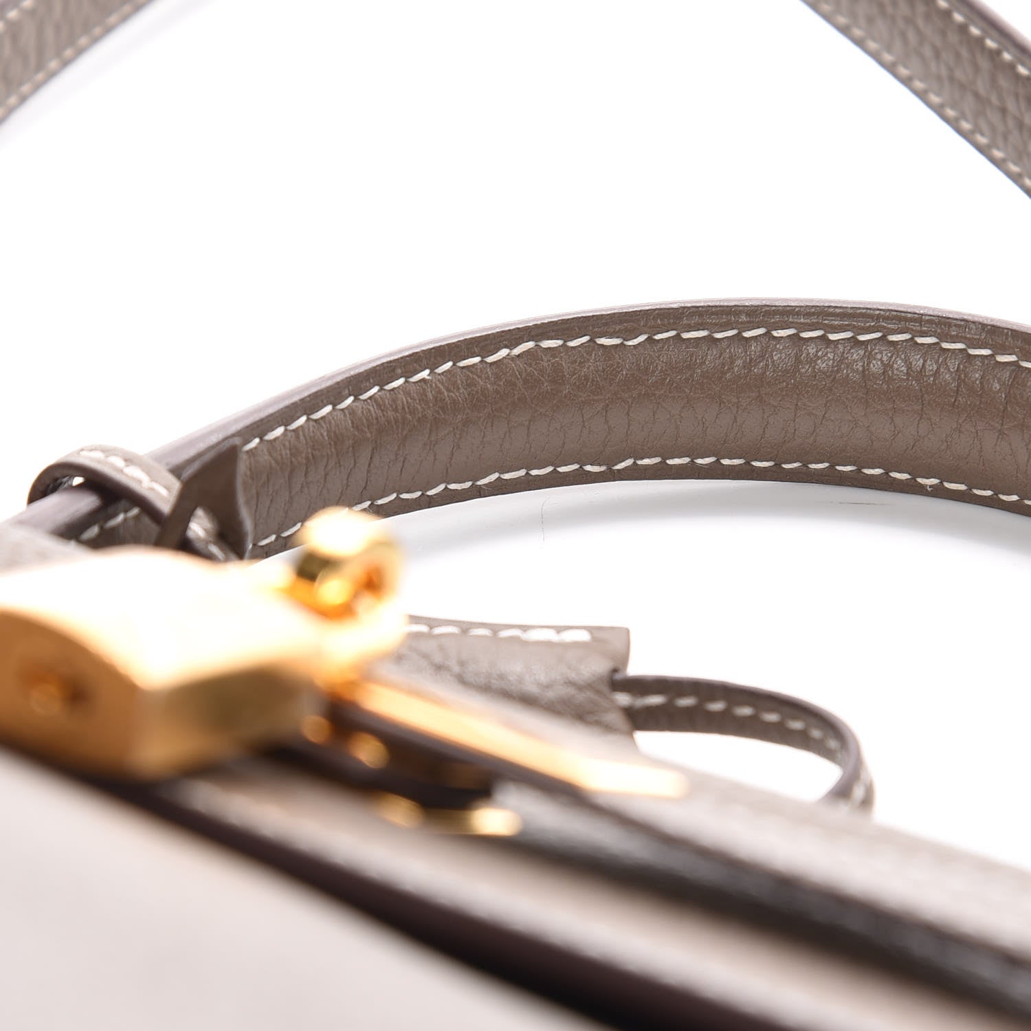 Hermes Taurillon Clemence Kelly Retourne 28 Etoupe 37 of 38