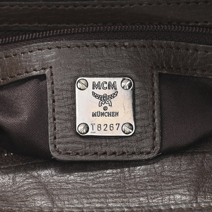 MCM Coated Canvas Messenger Bag Beige 6 of 16