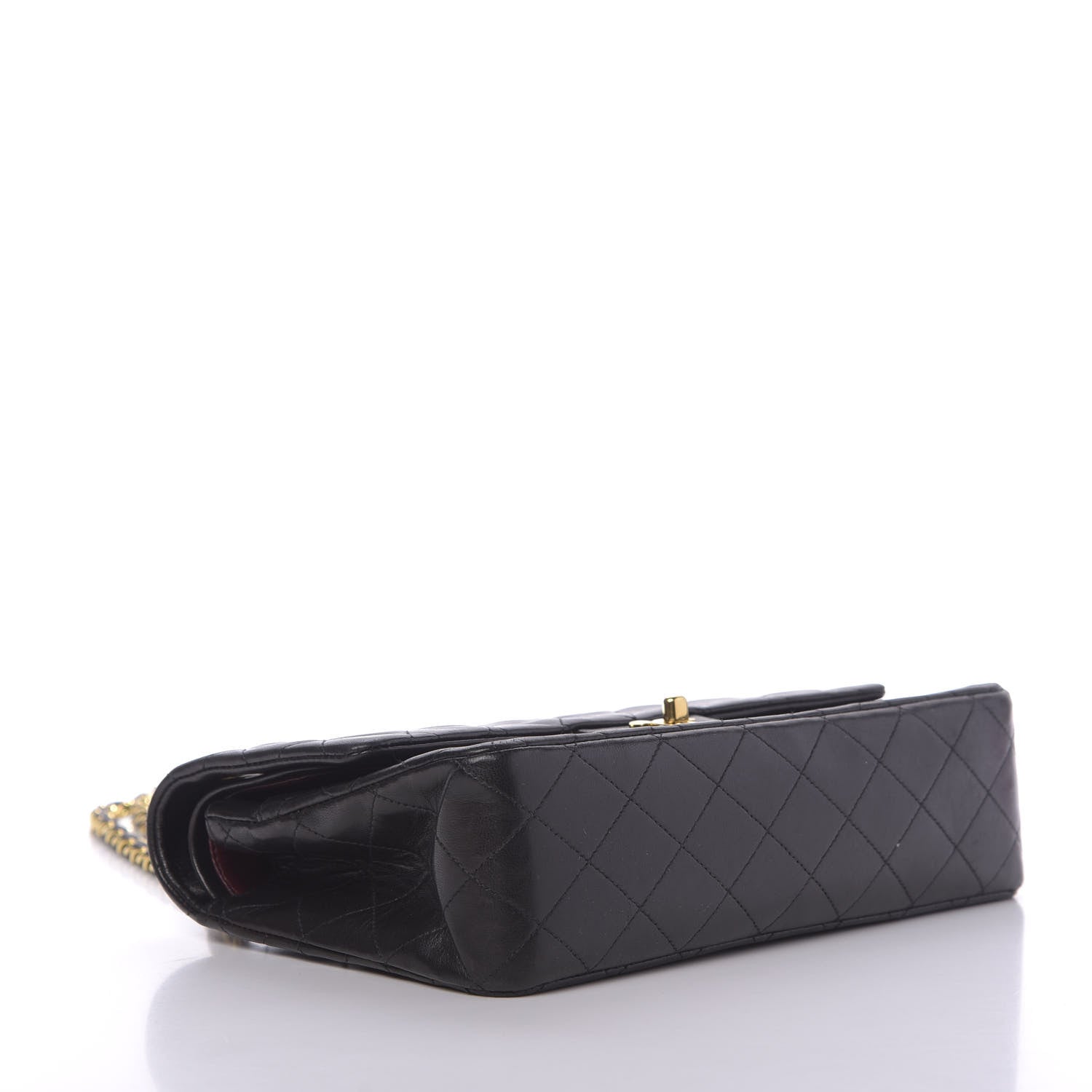 Chanel Lambskin Quilted Medium Double Flap Black 4 of 12