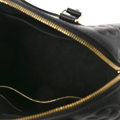 Louis Vuitton Empreinte Monogram Giant Speedy Bandouliere 25 Black 5 of 9