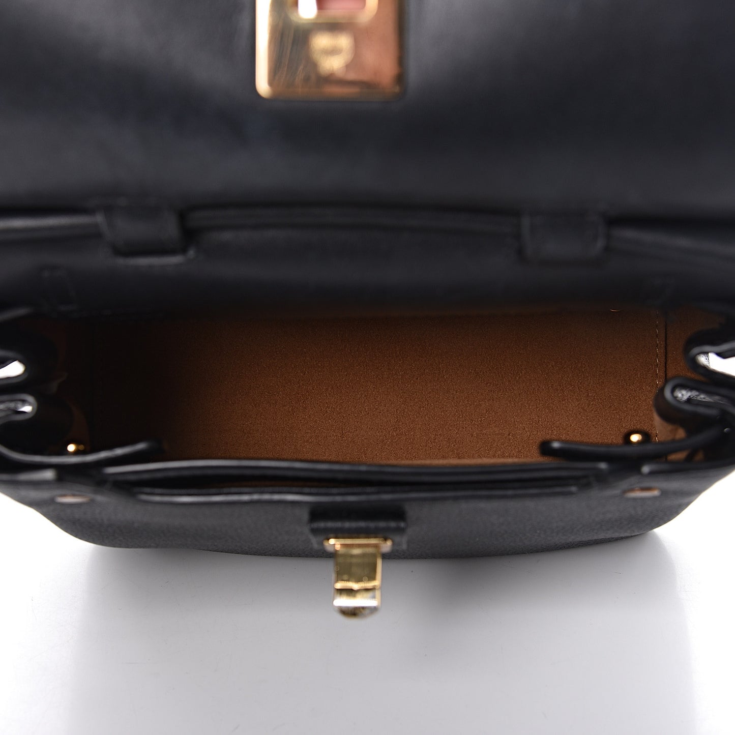 Grained Calfskin Small Milla Crossbody Black