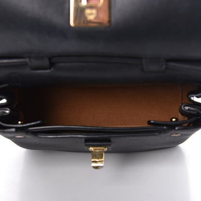 MCM Grained Calfskin Small Milla Crossbody Black 5 of 12