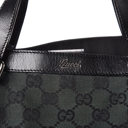 Gucci Monogram Medium Abbey Convertible Tote Dark Green 8 of 8