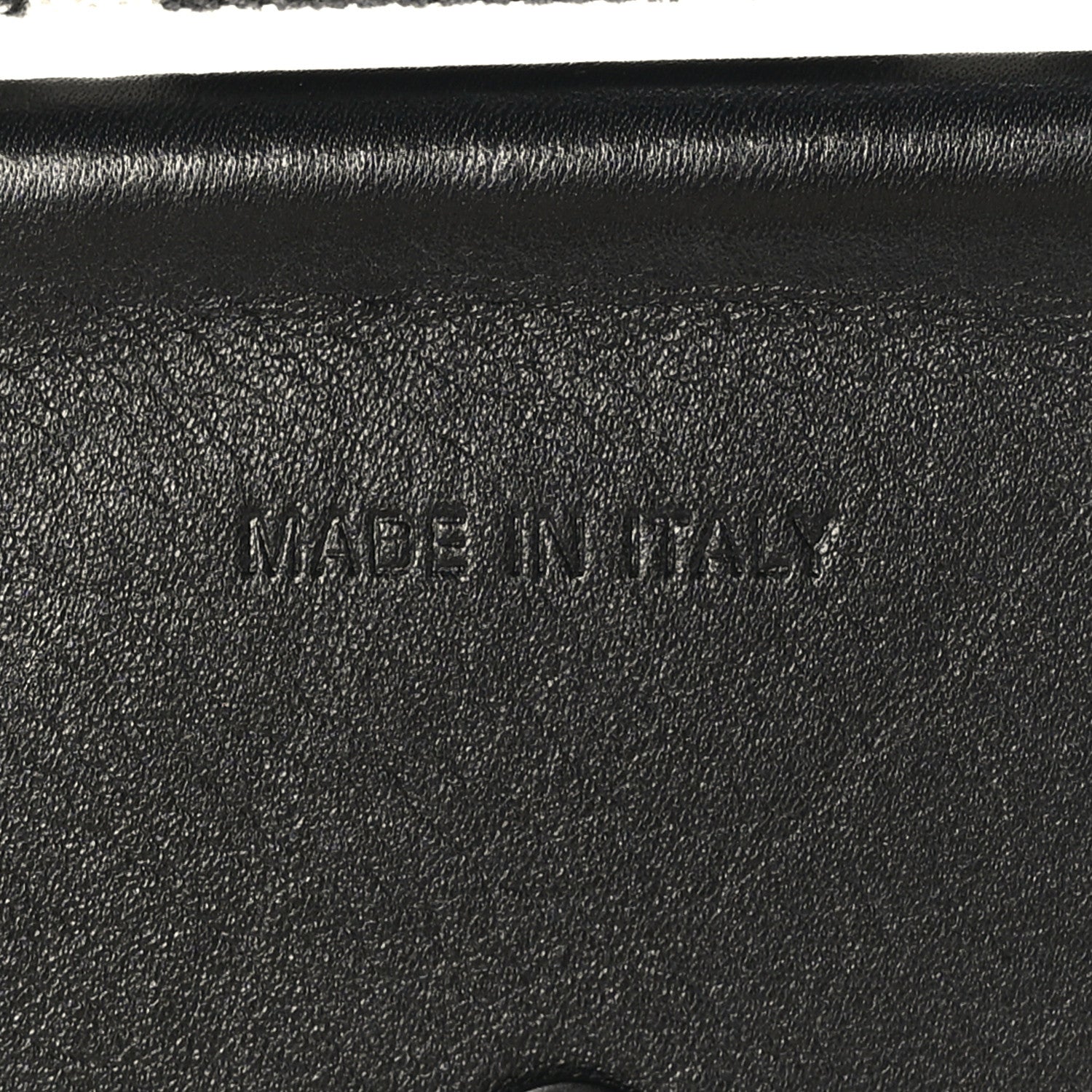 Christian Dior Canvas Embroidered Shoulder Strap Black Ultramatte 4 of 5