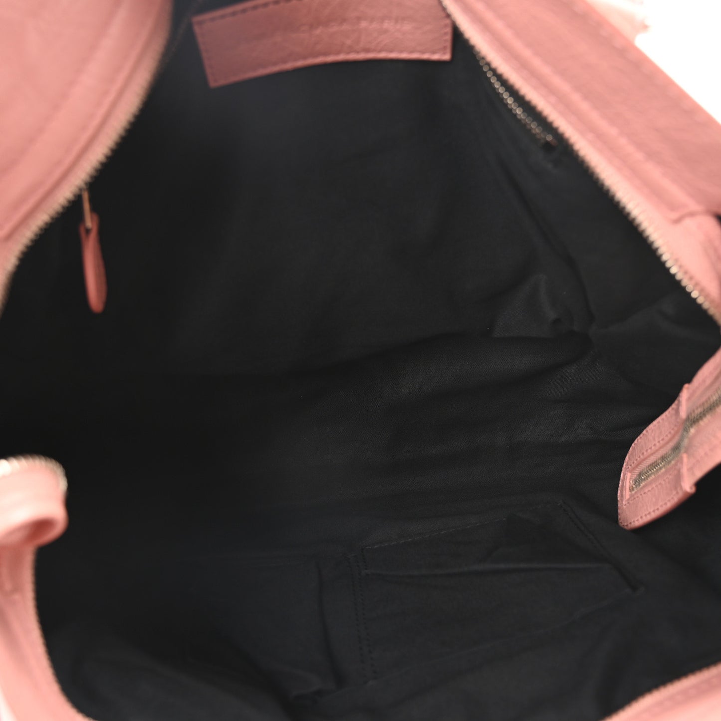 Agneau Giant 12 Silver Hardware City Rose Peche