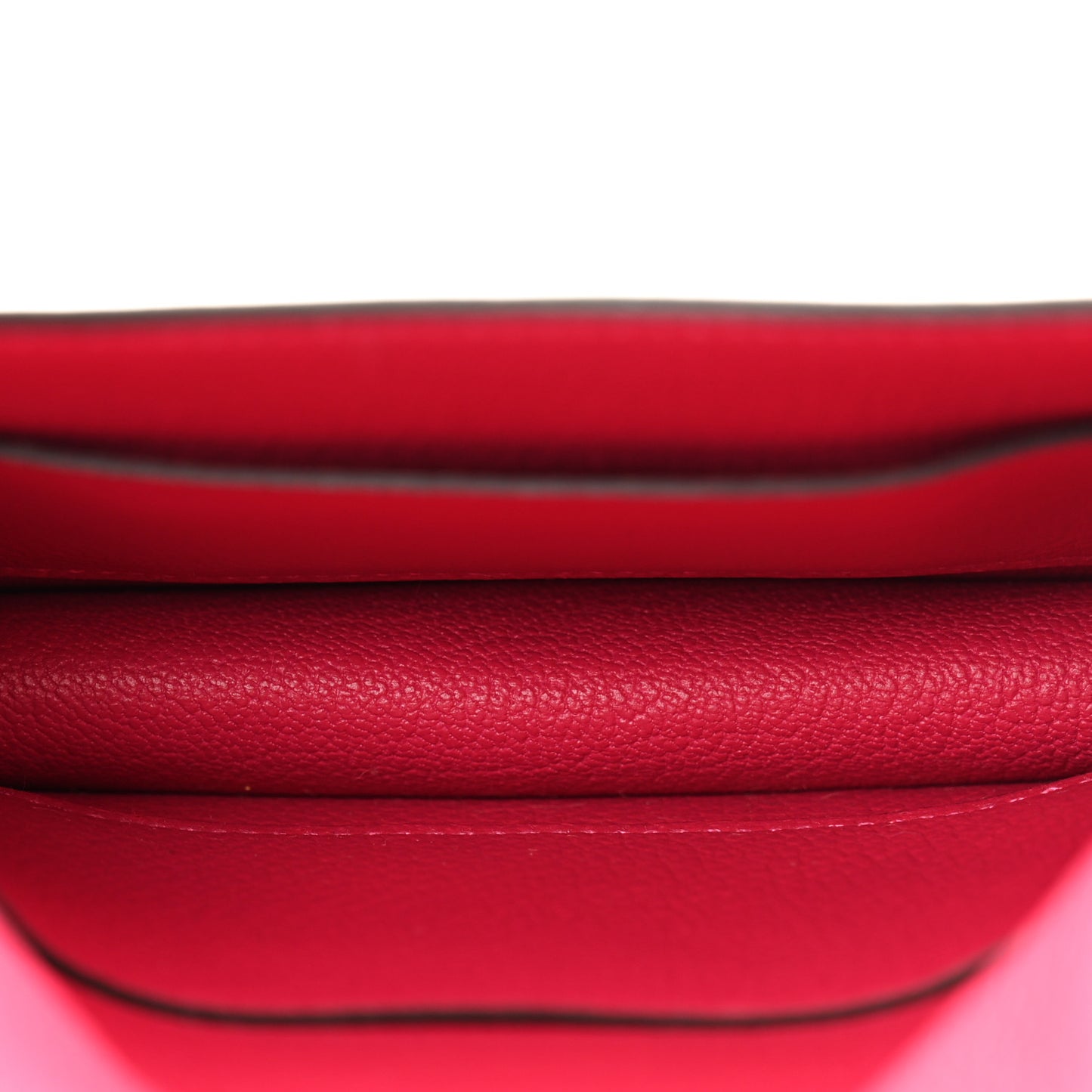 Evercolor Verso Constance Slim Wallet Framboise Rouge Sellier