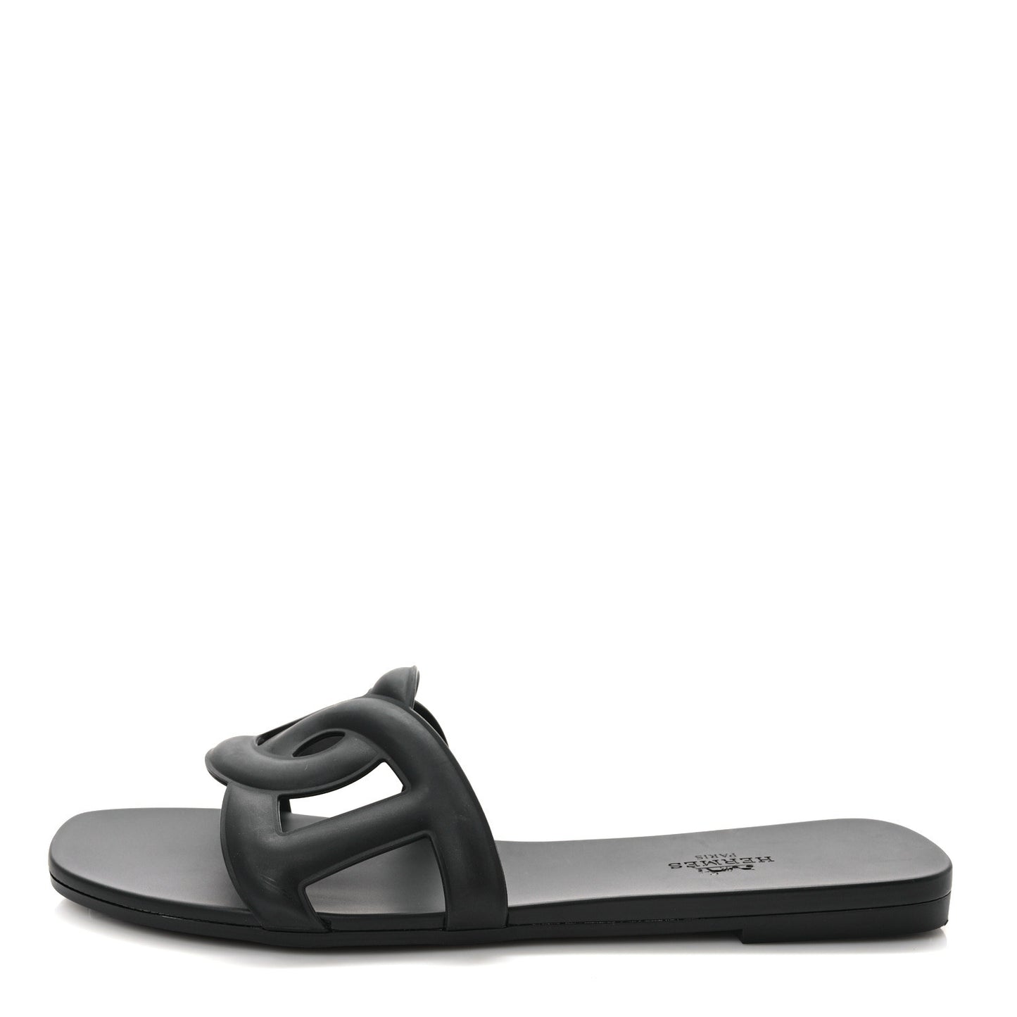 Rubber Aloha Sandals 39 Black
