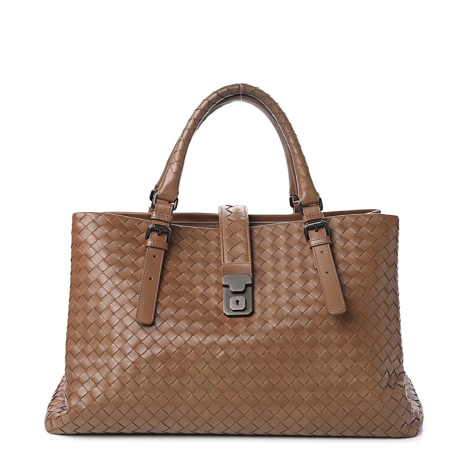 Bottega Veneta Nappa Intrecciato Medium Roma Tote Chene 1 of 10