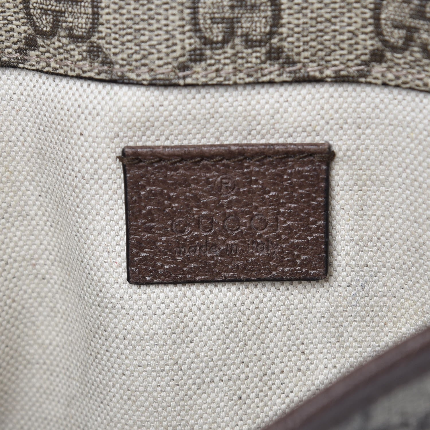Gucci GG Supreme Monogram Neo Vintage Web Belt Bag Brown 6 of 9
