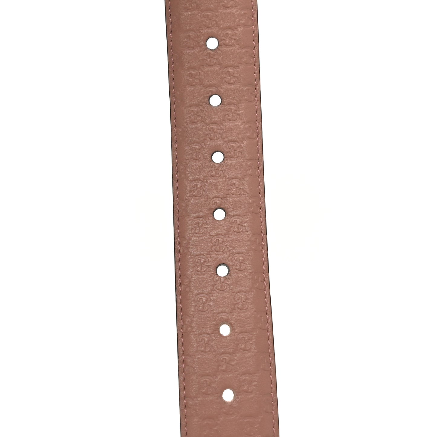 Soft Microguccissima Margaux Calfskin Belt 95 38 Soft Pink