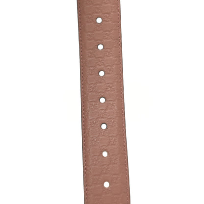 Gucci Soft Microguccissima Margaux Calfskin Belt 95 38 Soft Pink 4 of 5