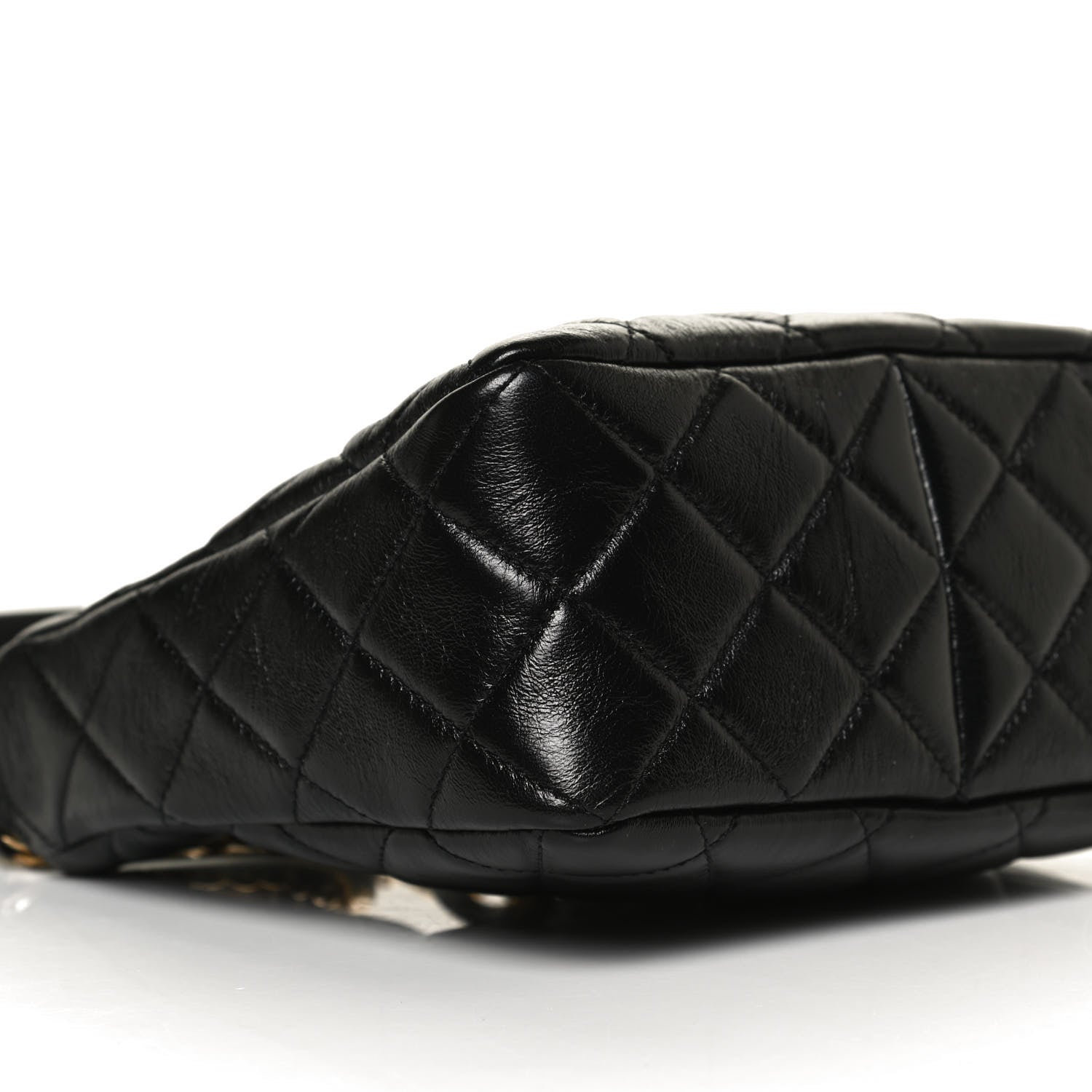 Chanel Lambskin Quilted Hobo Black 5 of 12