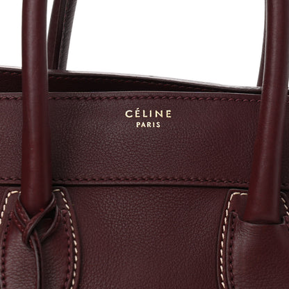 Celine Smooth Calfskin Mini Envelope Luggage Burgundy 6 of 8