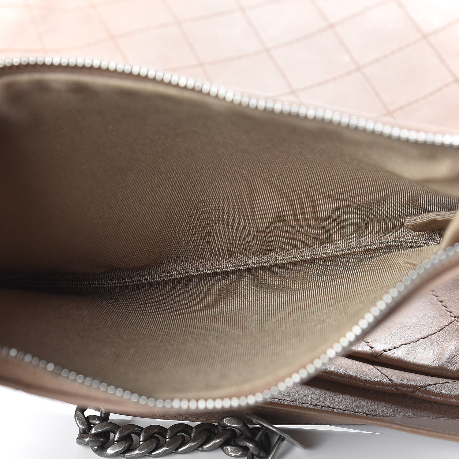 Chanel Calfskin Stitched Large Hobo Dark Beige 9 of 13