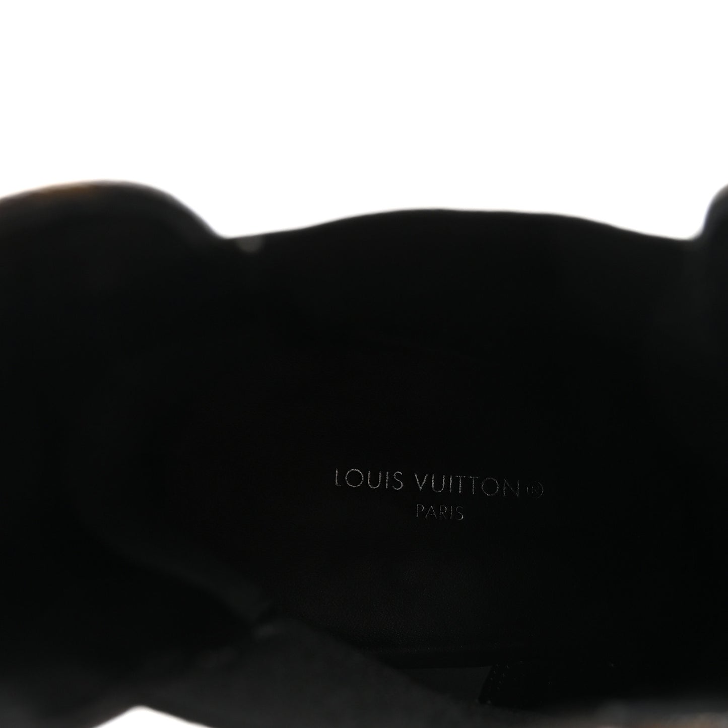 Calfskin Monogram LV Beaubourg Platform Ankle Boots 40 Black