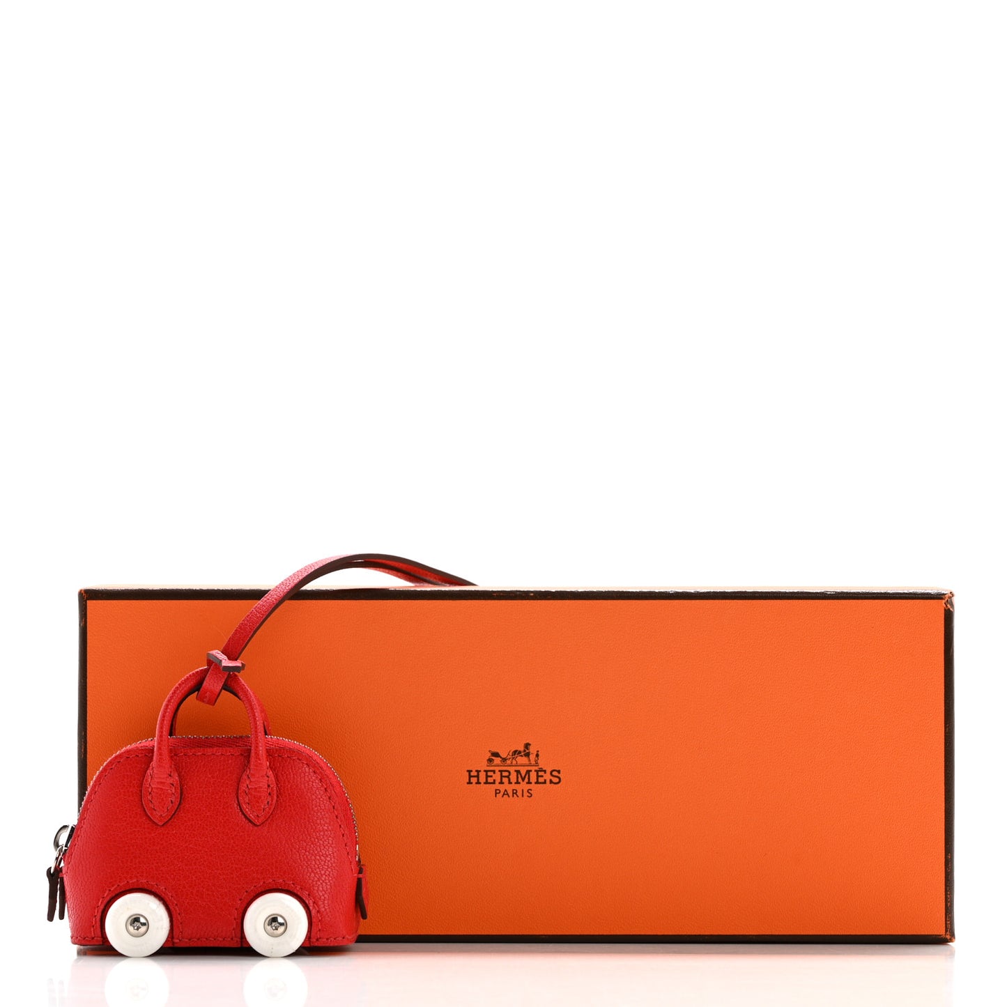 Chevre Mysore Bolide On Wheels Bag Charm Rouge de Coeur