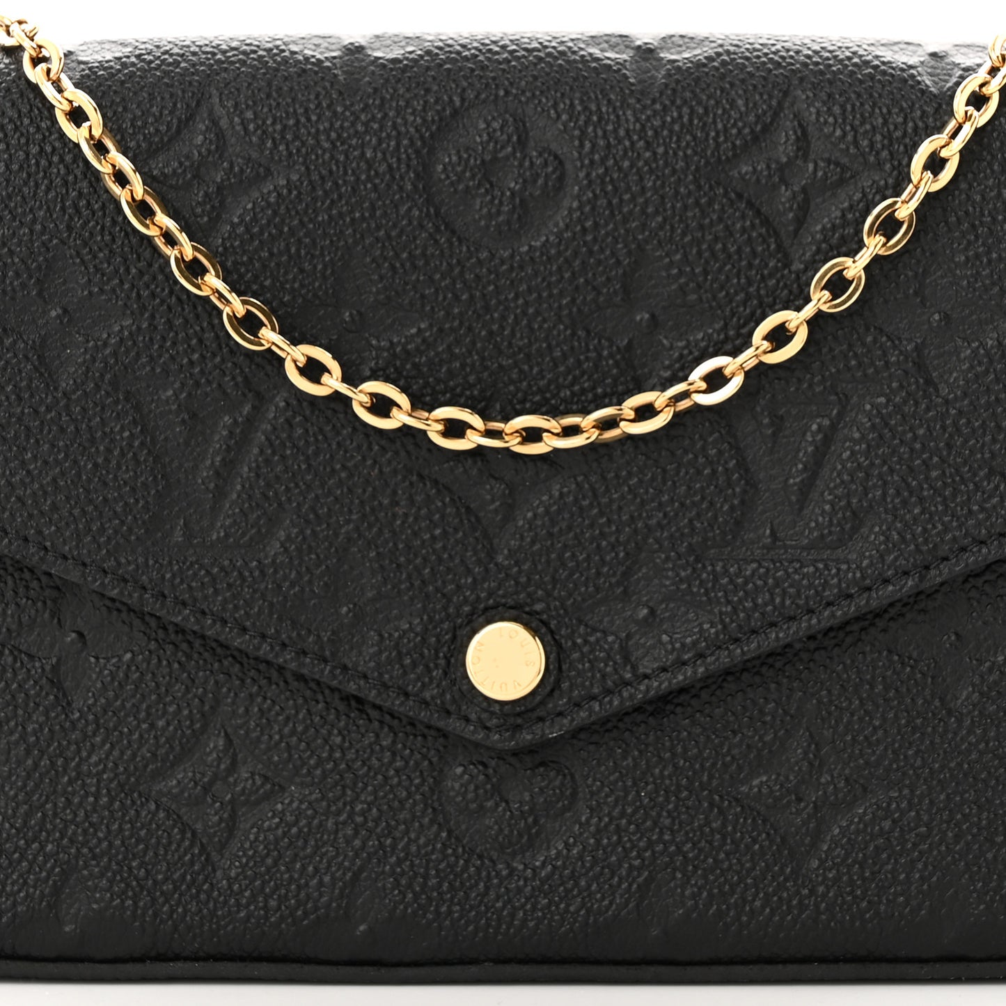 Empreinte Pochette Felicie Chain Wallet Black