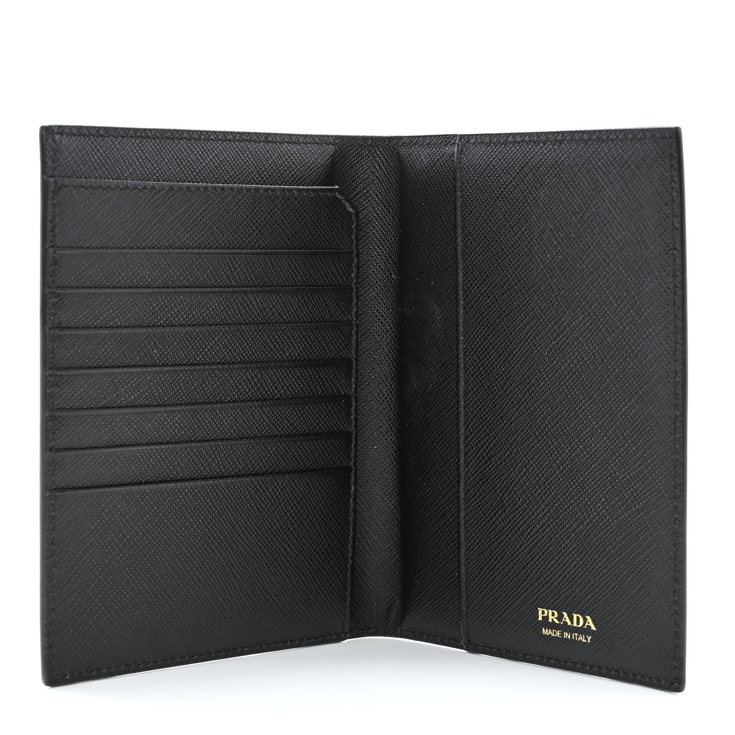 Saffiano Triangle Banana Print Passport Holder Giallo Dis Banana