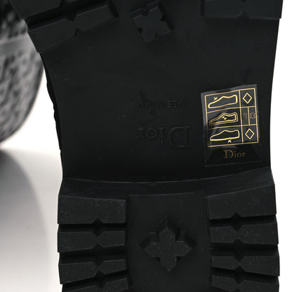 Christian Dior Oblique Rubber Diorcamp Boots 38 Black 6 of 8