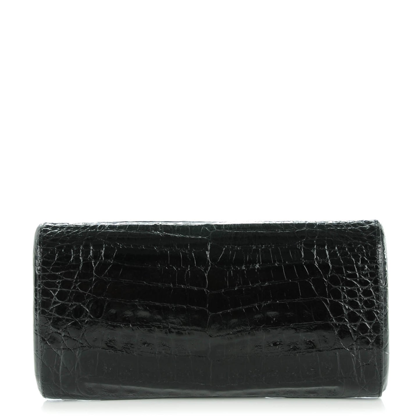 Crocodile Clutch Black