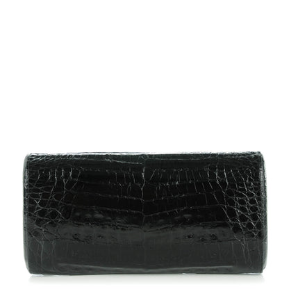 Nancy Gonzalez Crocodile Clutch Black 1 of 7