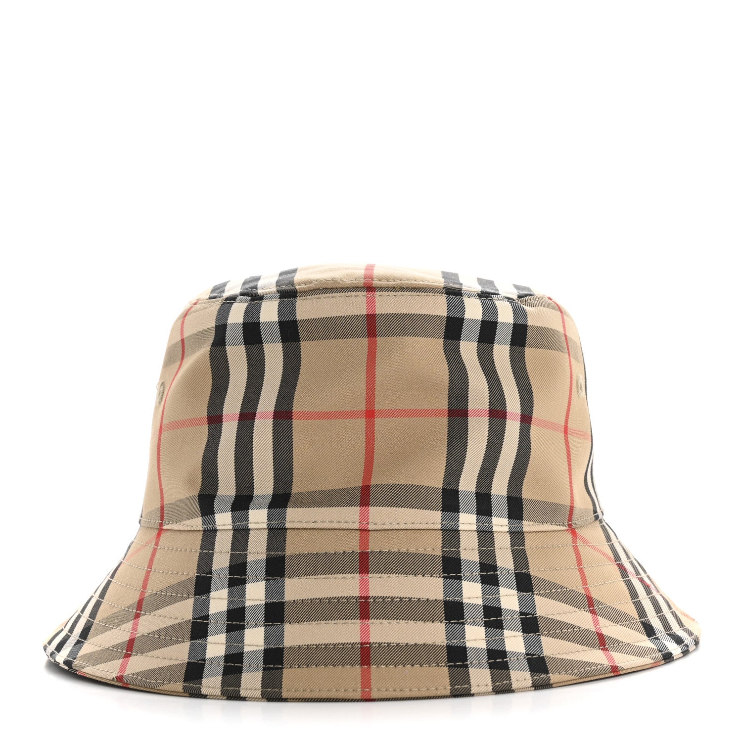 Burberry Technical Cotton Vintage Check Bucket Hat S Archive Beige 6 of 9
