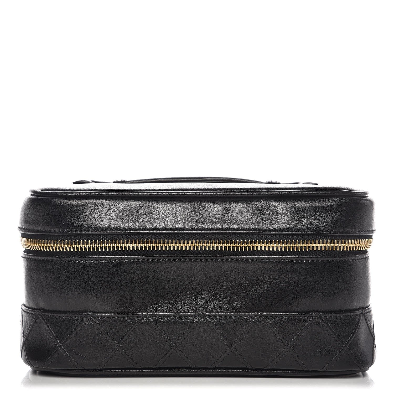 Chanel Lambskin Vanity Cosmetic Case Black 1 of 8