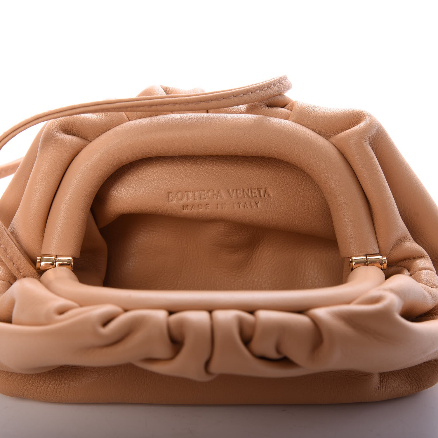 Bottega Veneta Butter Calfskin Coin Purse Almond 5 of 5