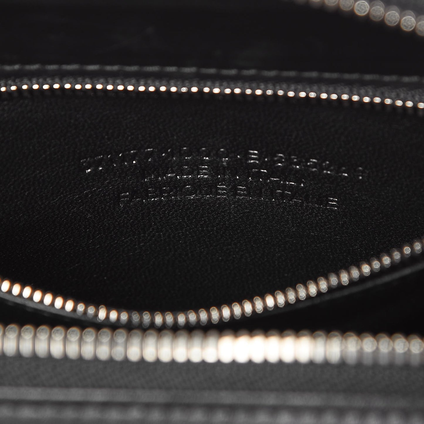 Calf Hair Crocodile Embossed Small Cable Shopper Tote Black