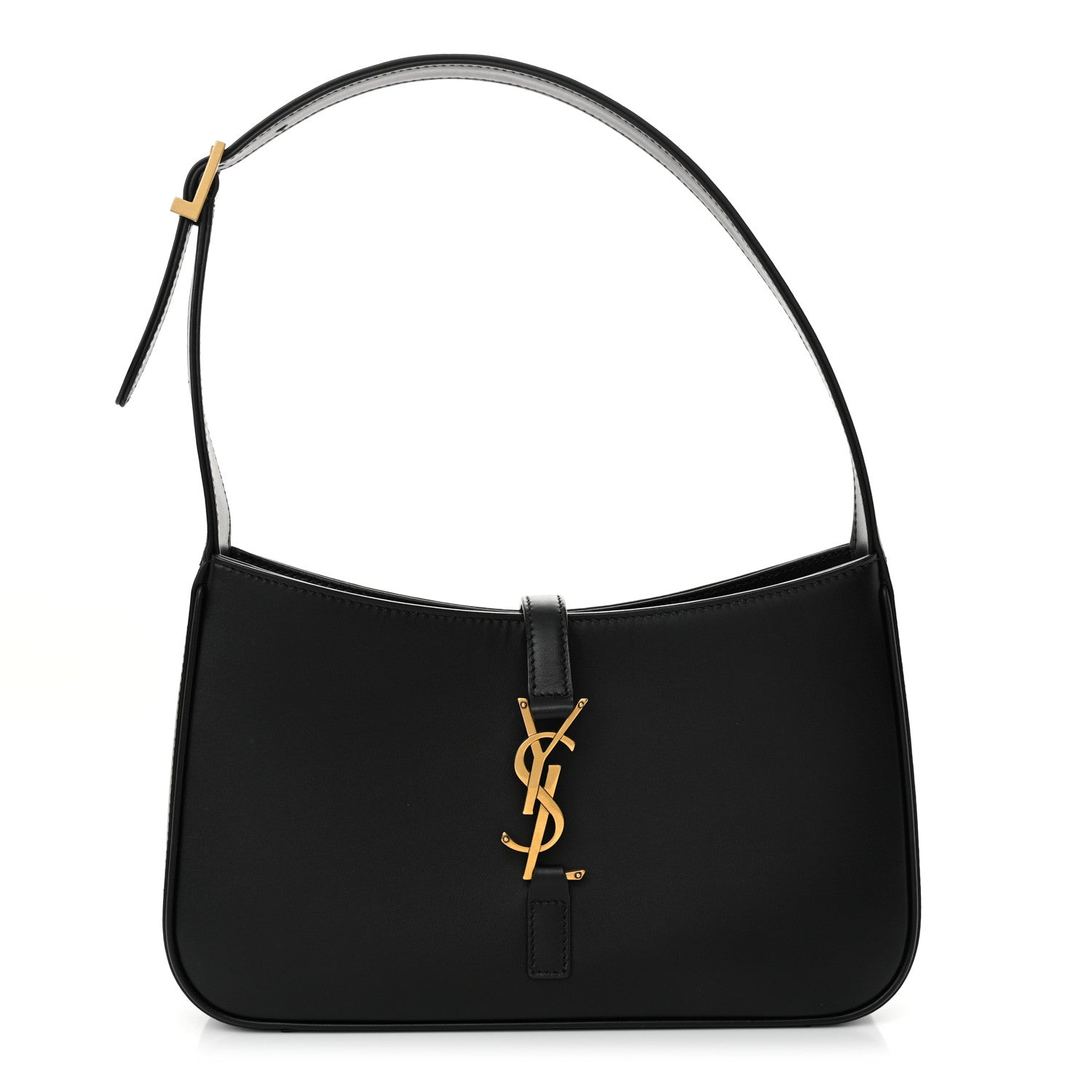 Saint Laurent Smooth Calfskin Le 5 A 7 Hobo Black 1 of 9