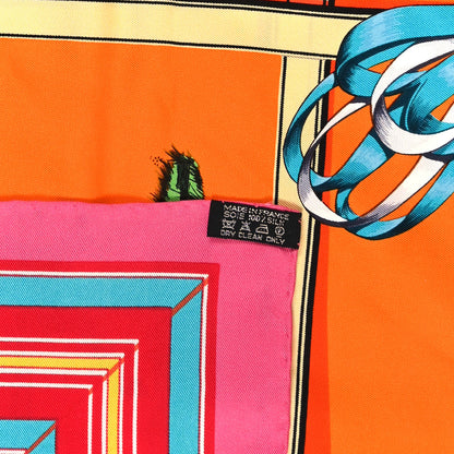 Hermes Silk Couvertures et Tenues de Jour Scarf 90 3 of 4