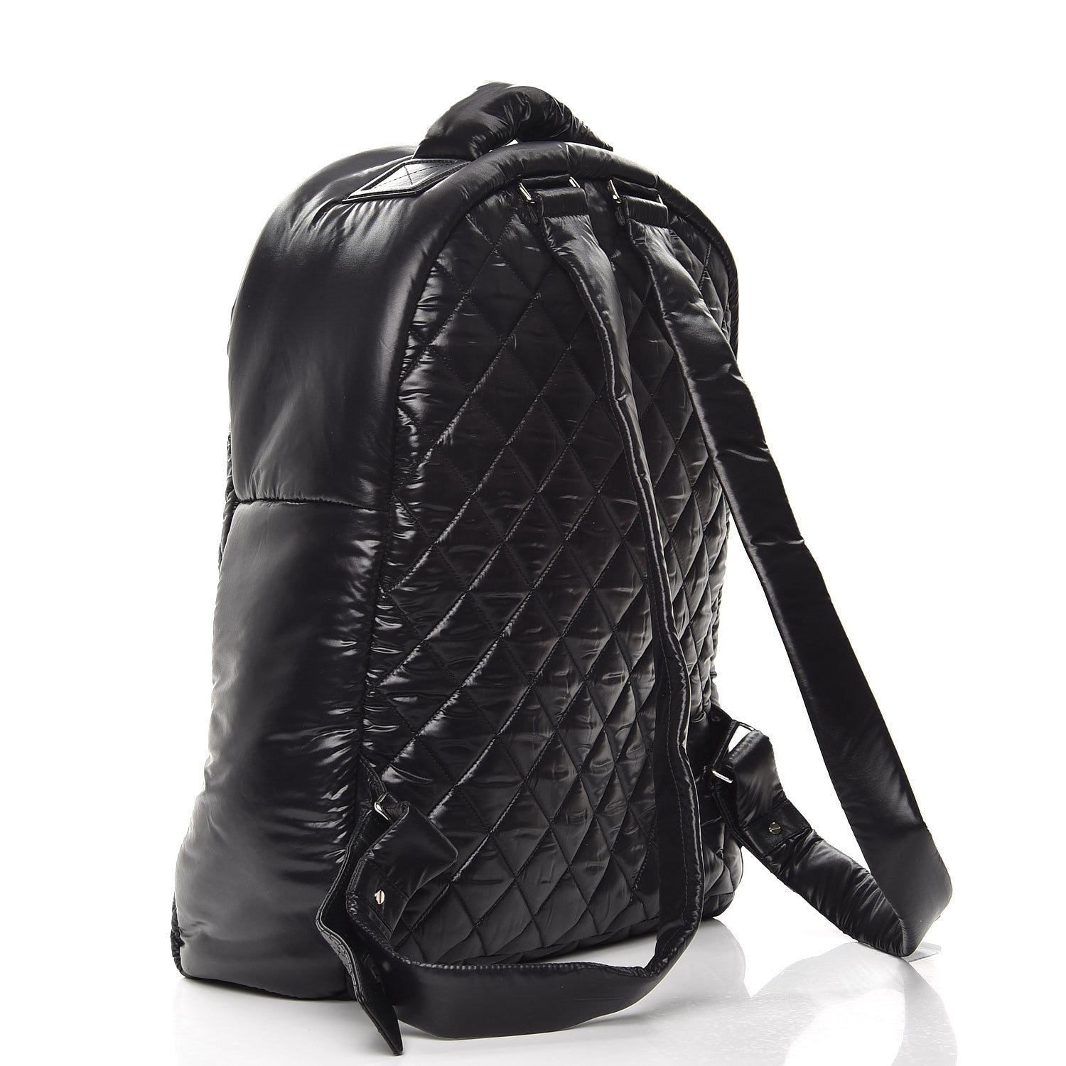 Chanel Nylon Quilted XL Coco Cocoon Backpack Black 3 of 8