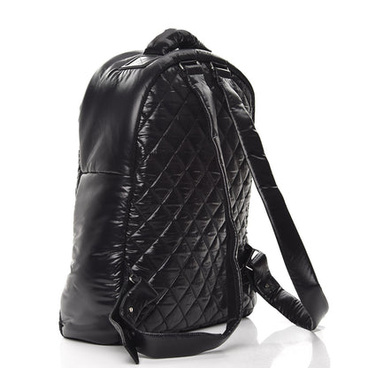 Chanel Nylon Quilted XL Coco Cocoon Backpack Black 3 of 8