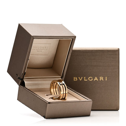 Bulgari 18K Yellow Gold B.Zero1 Three-Band Ring 62 10 7 of 7