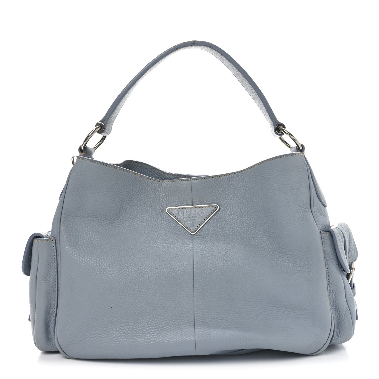 Vitello Daino Shoulder Bag Pervinca