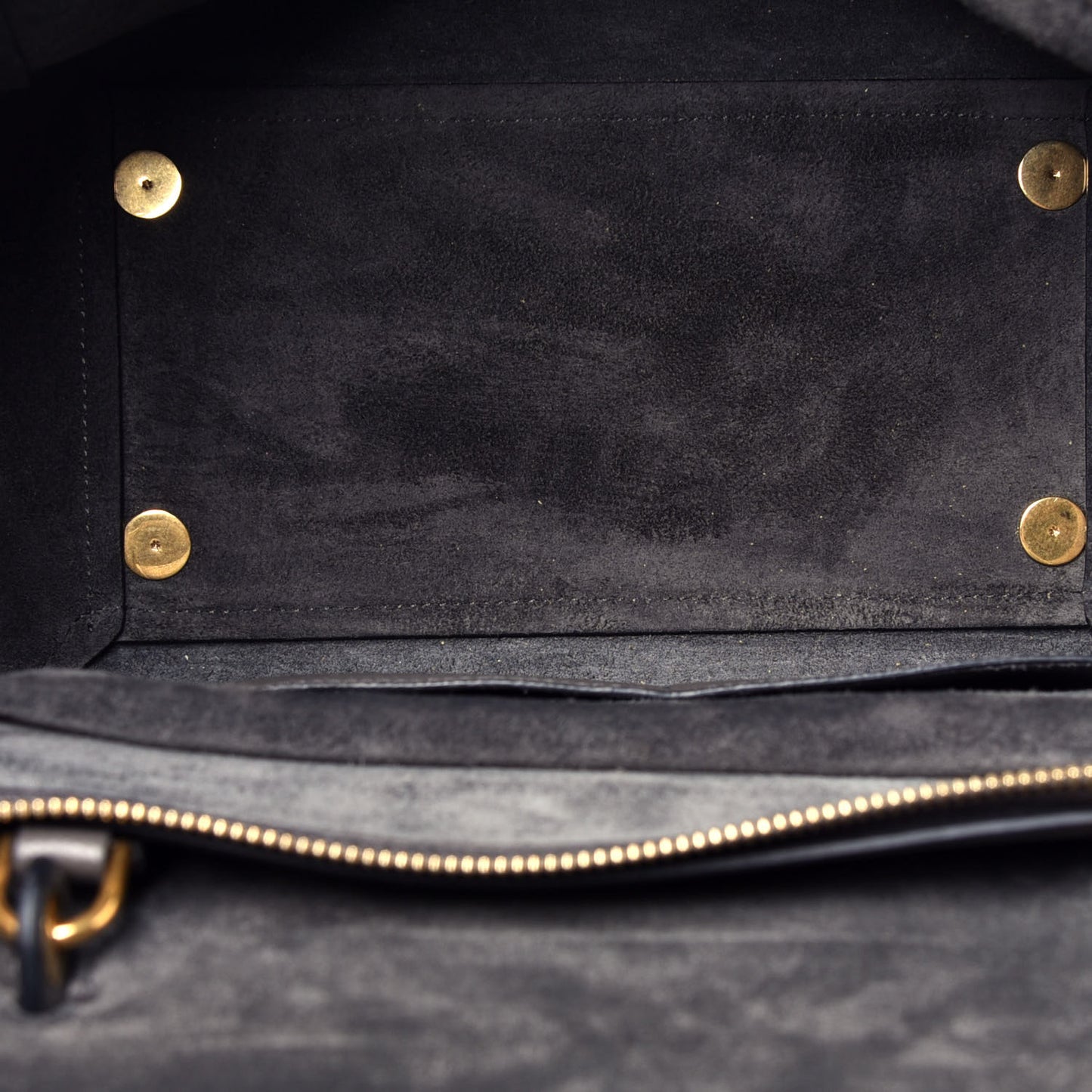 Grained Calfskin Mini Belt Bag Grey