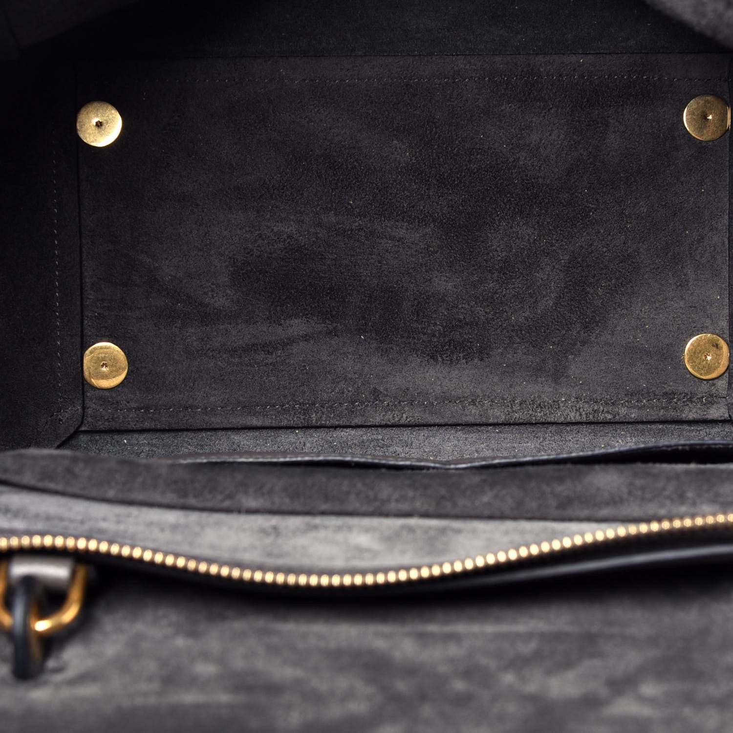 Celine Grained Calfskin Mini Belt Bag Grey 6 of 9